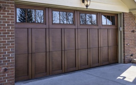 Custom Steelback Door with Cedar Wood Overlay