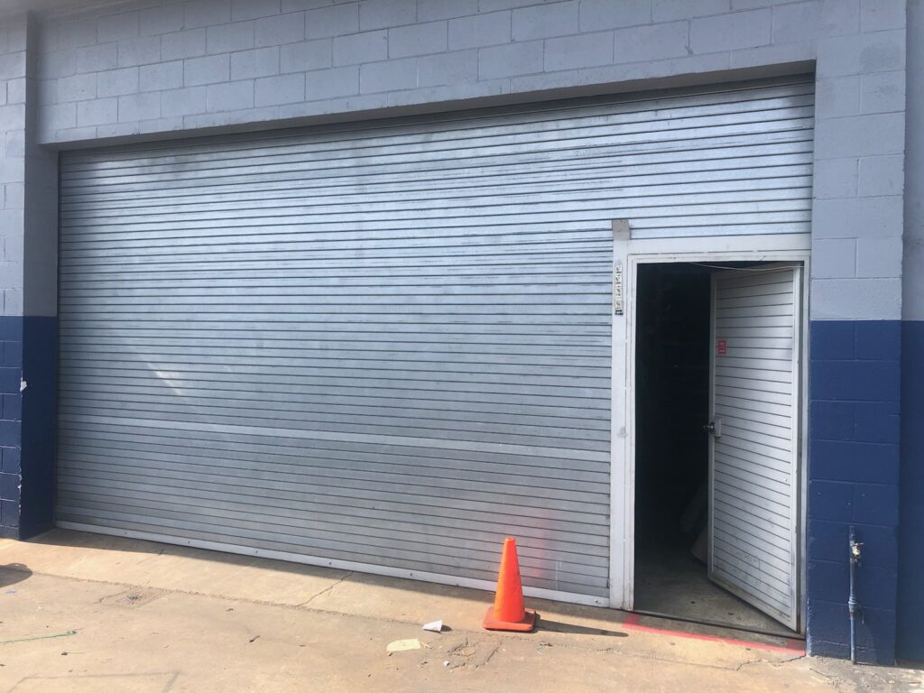 22 Gauge Galvanized Slat Metal Commercial Door